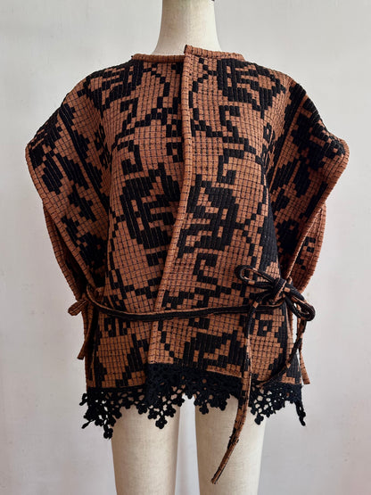 old coverlet wide vest