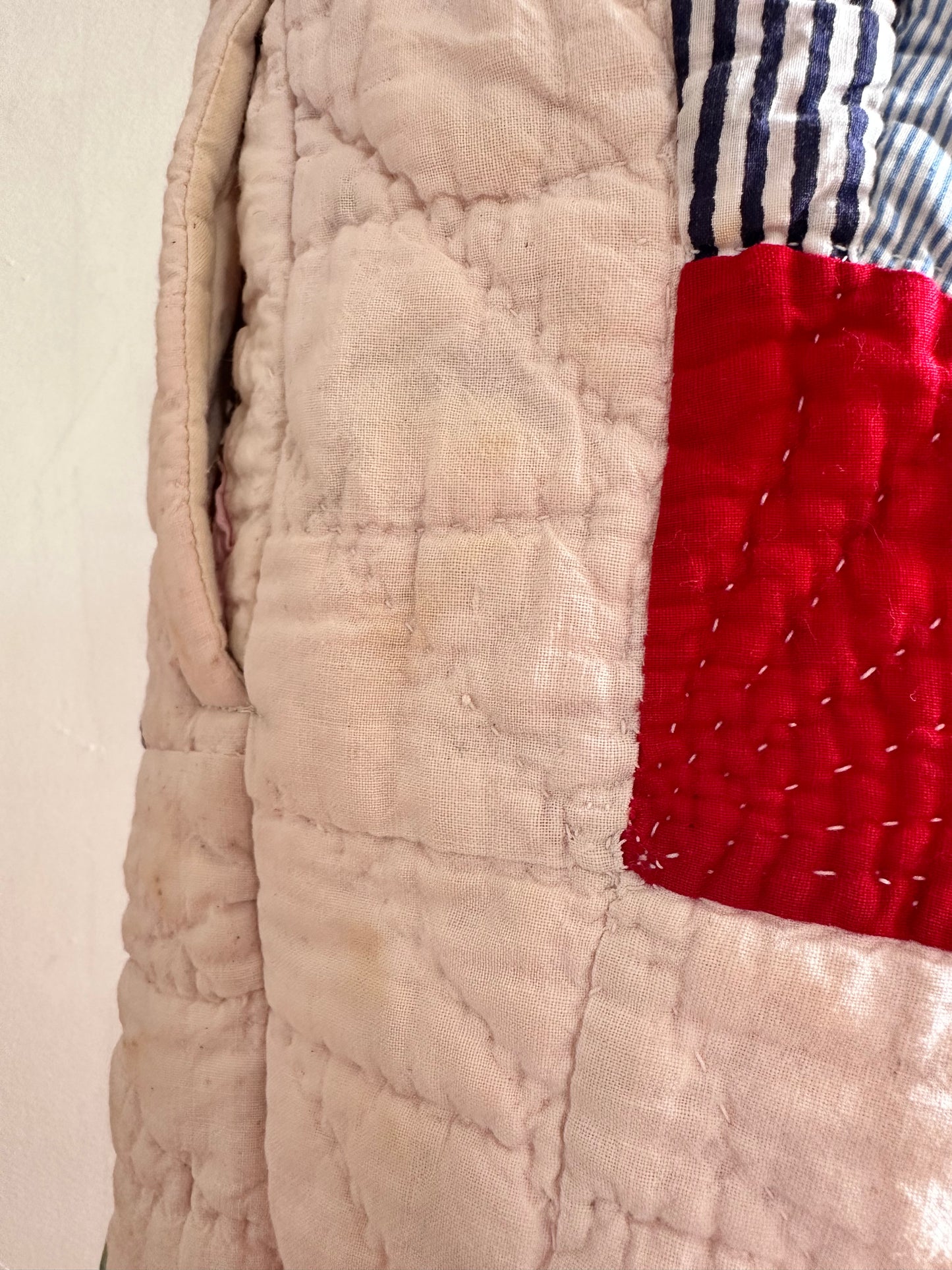 old quilt short pants