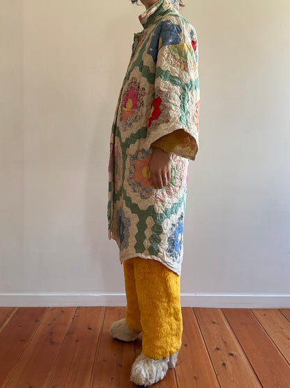 old quilt coat