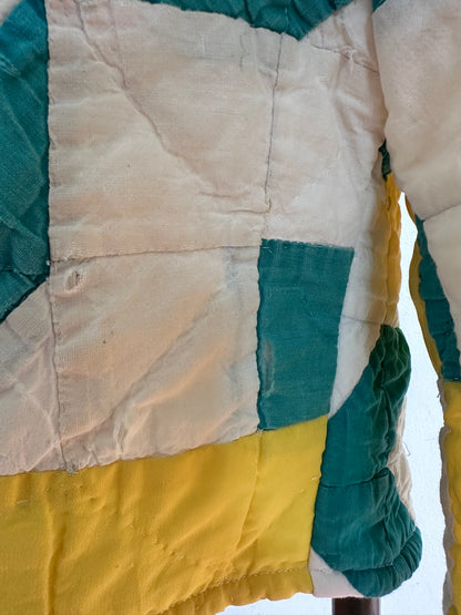 old quilt short pants