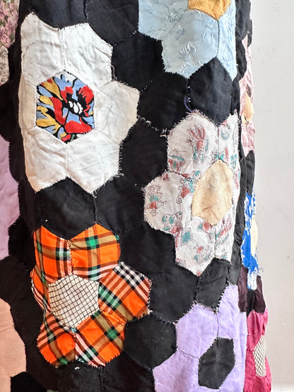 old quilt little change skirt