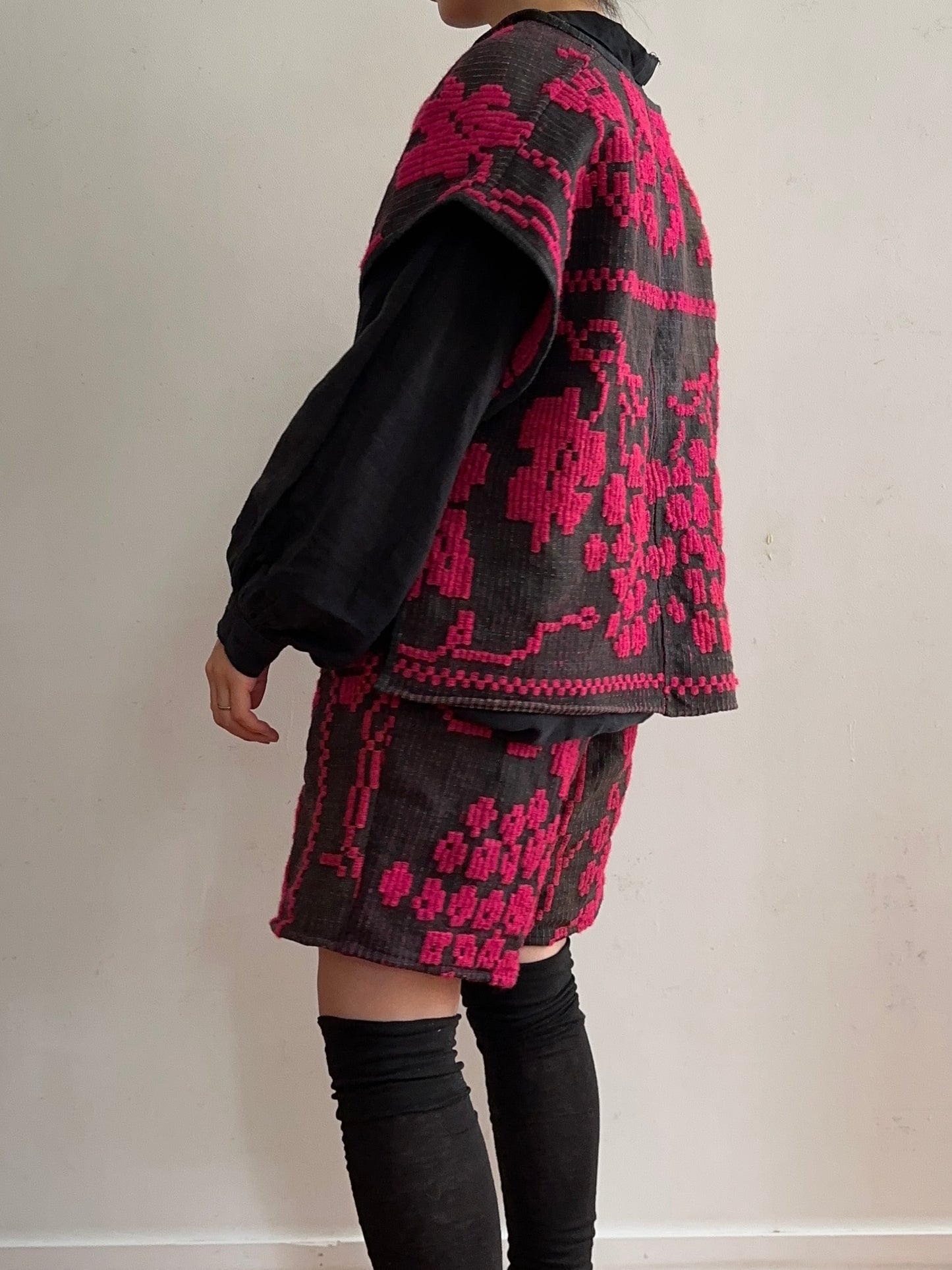 old coverlet wide vest