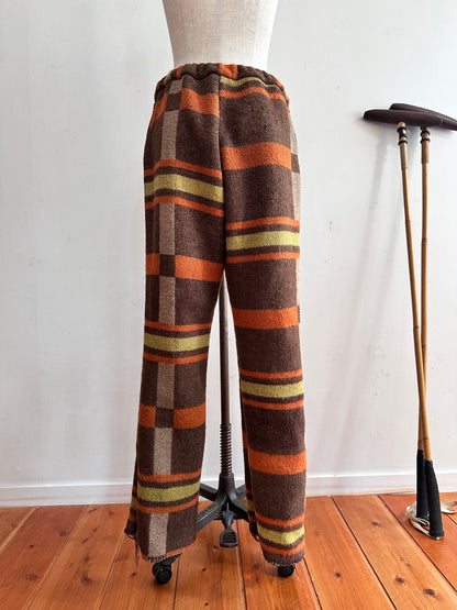 old blanket slim flare pants