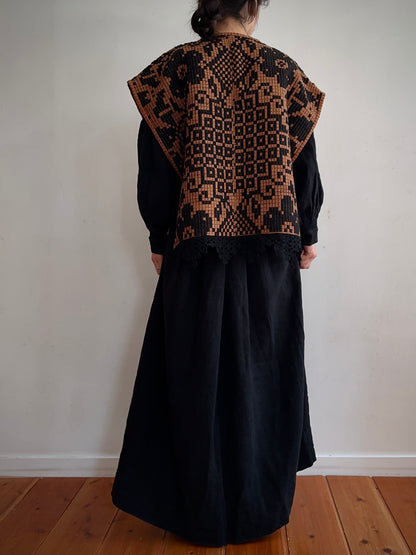 old coverlet wide vest