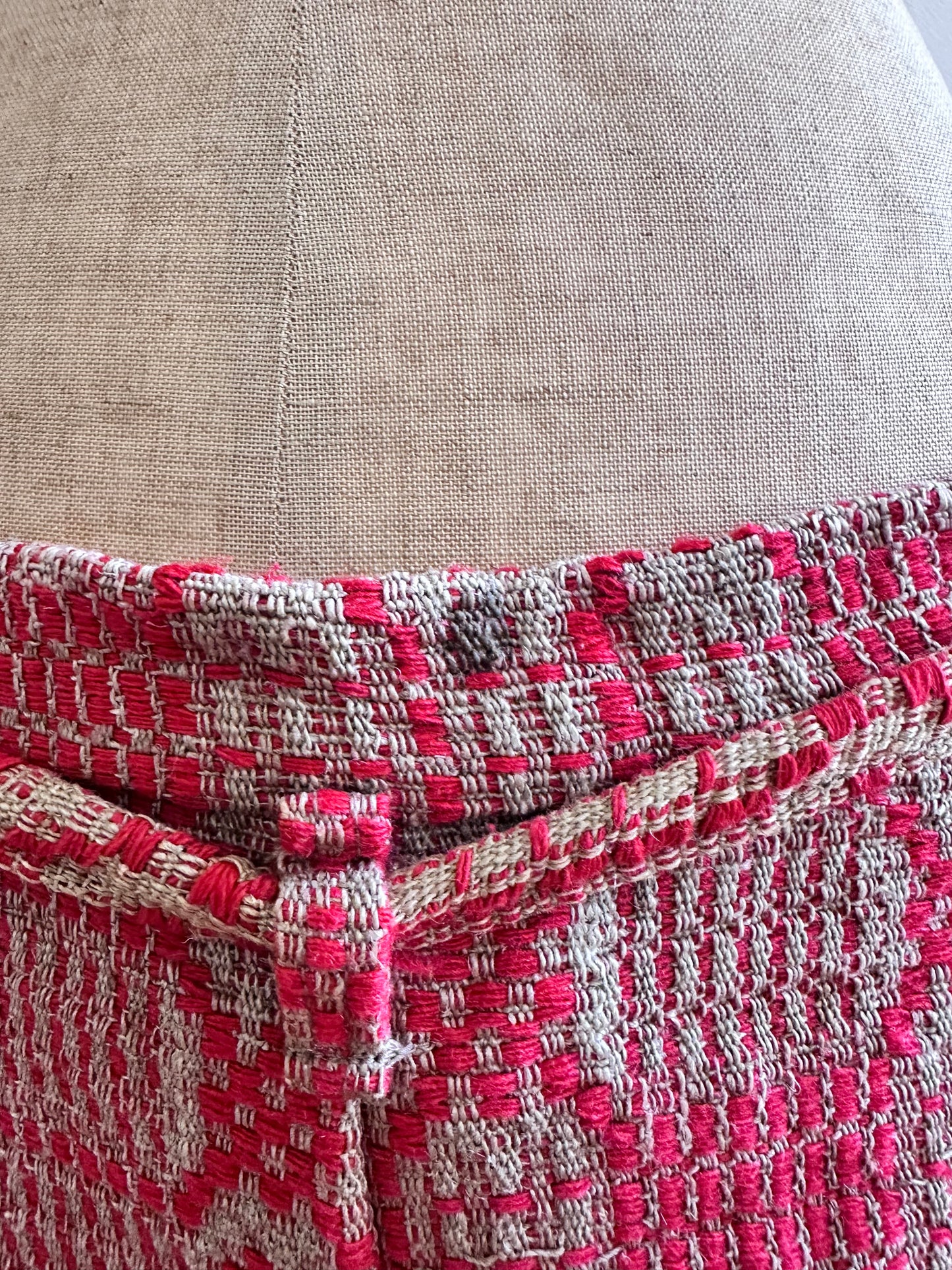 old coverlet slim flare pants / red