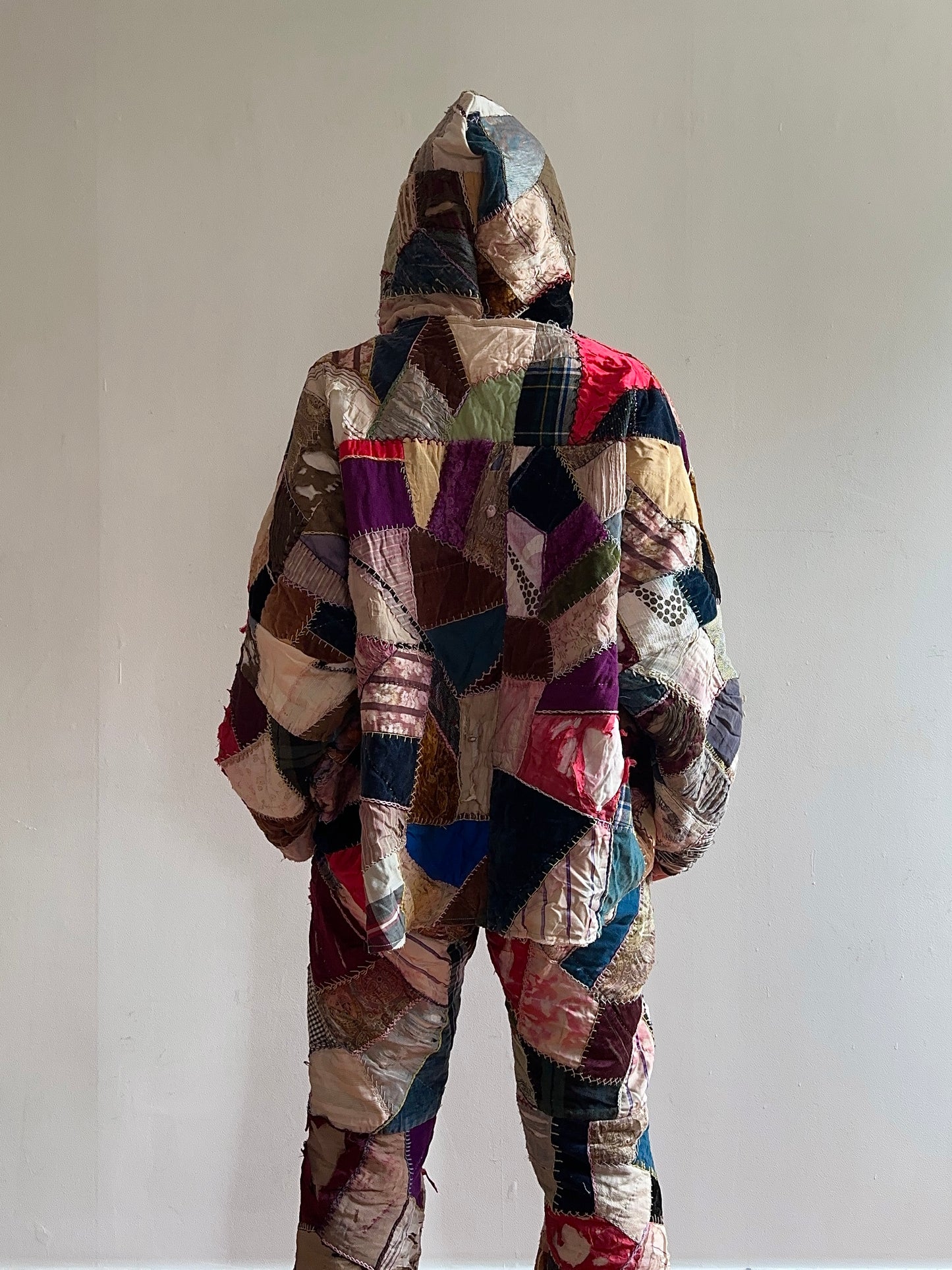 old quilt crazy parka
