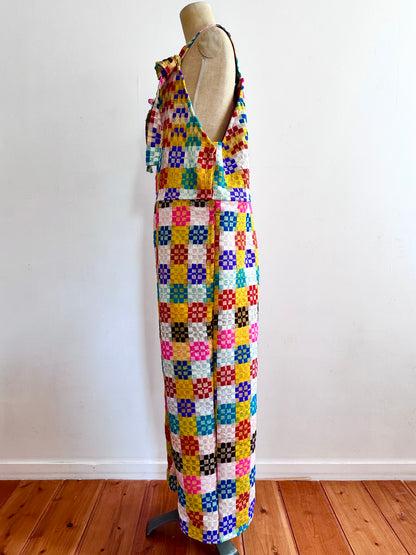 old coverlet huge overall