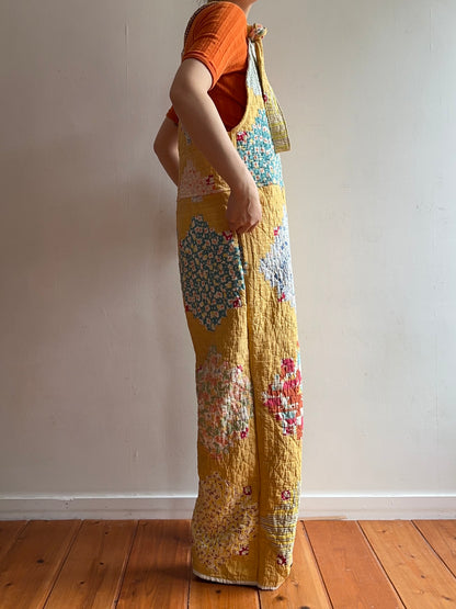 semi-antique quilt huge overall