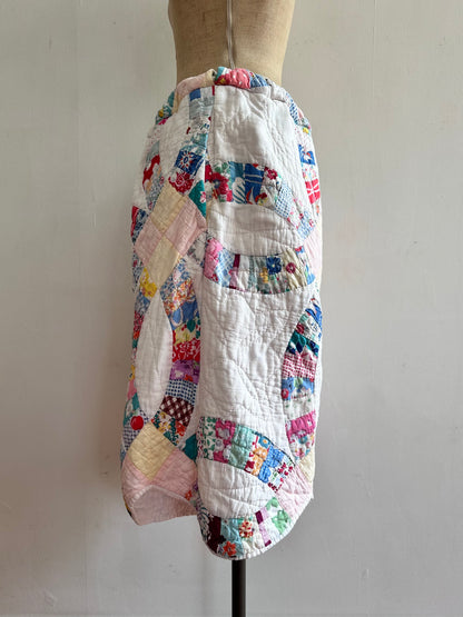 old quilt half pants