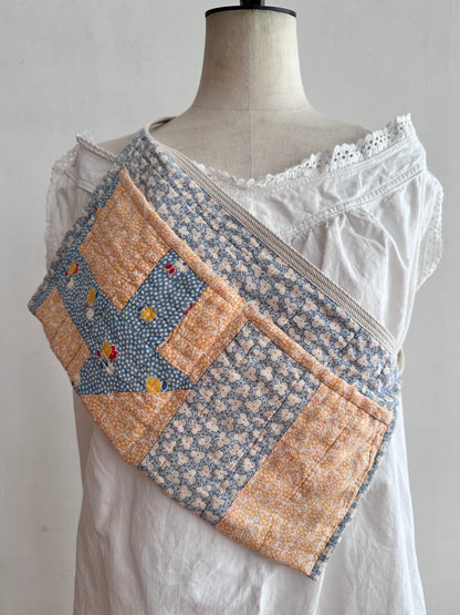 old quilt work apron
