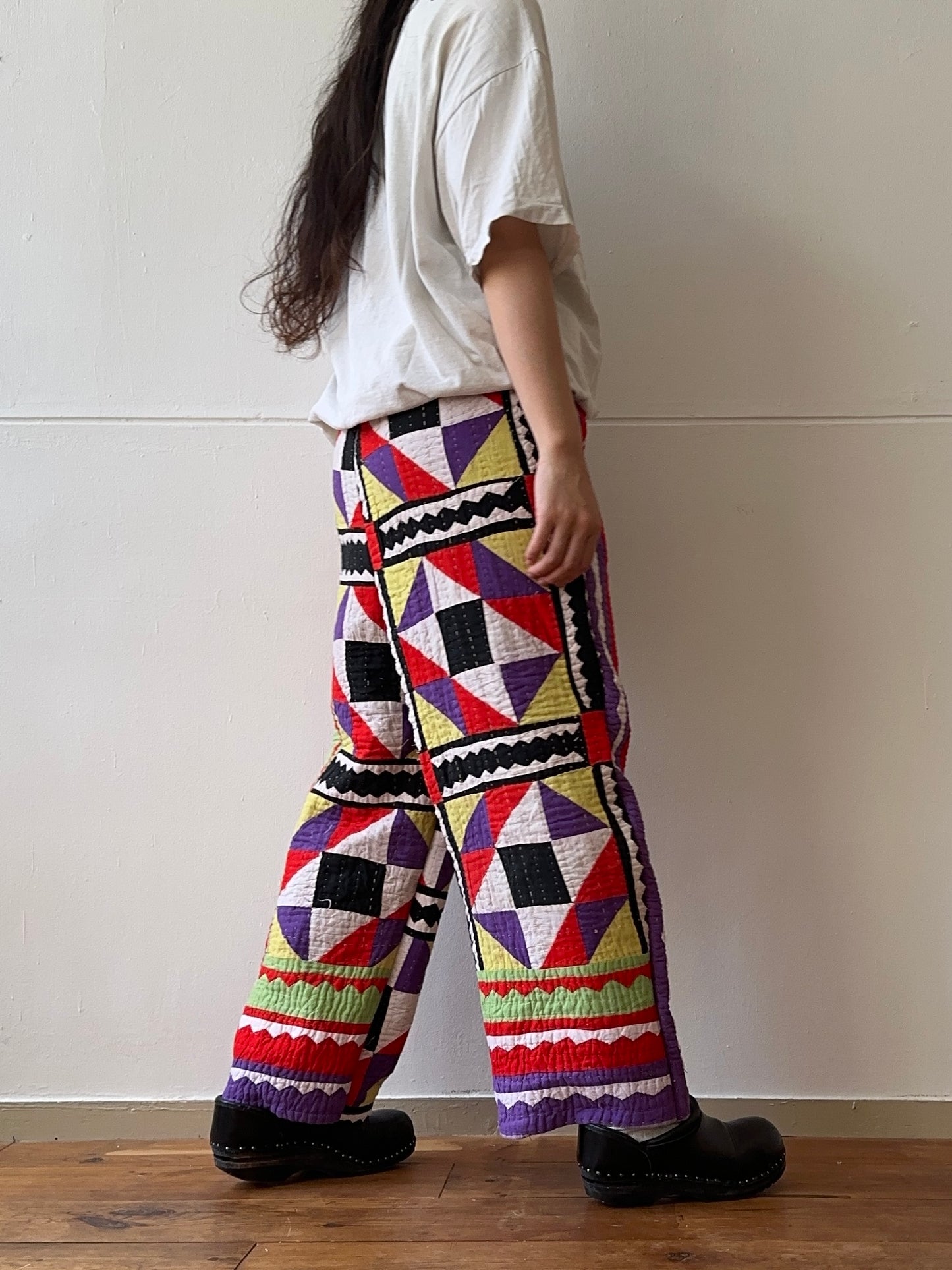 old quilt pants