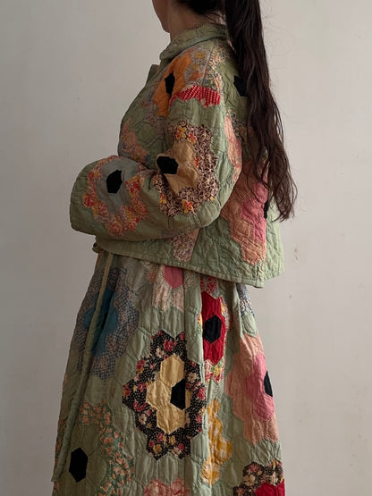 old quilt short jacket