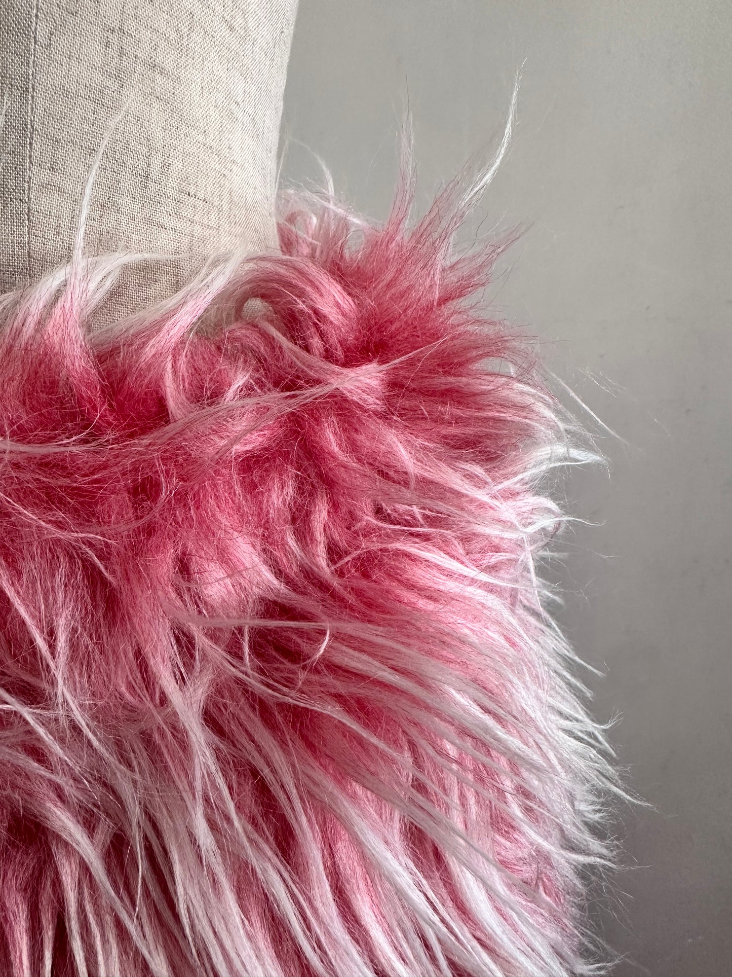old fur pants / strawberry