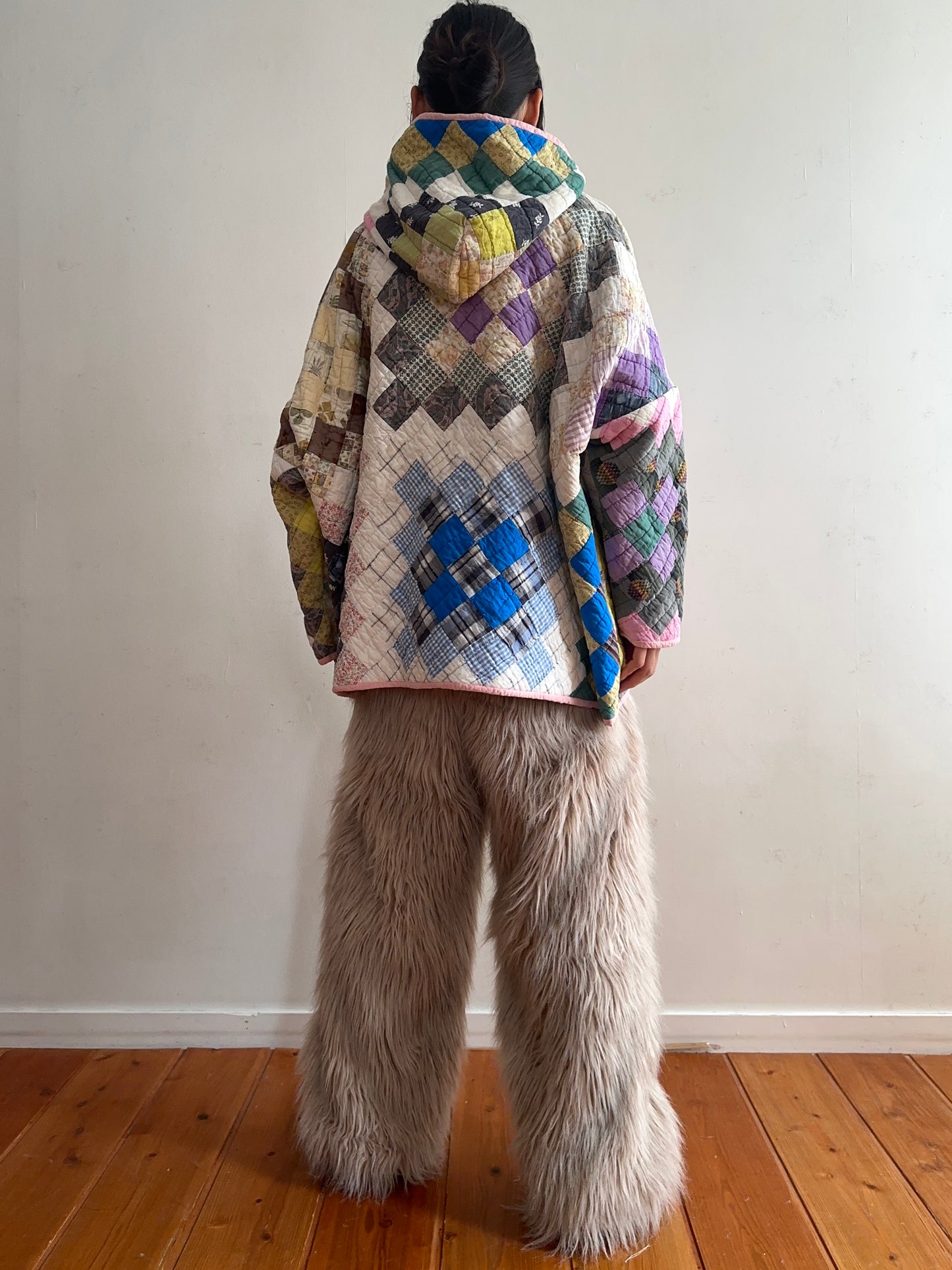 old quilt parka