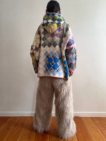 old quilt parka