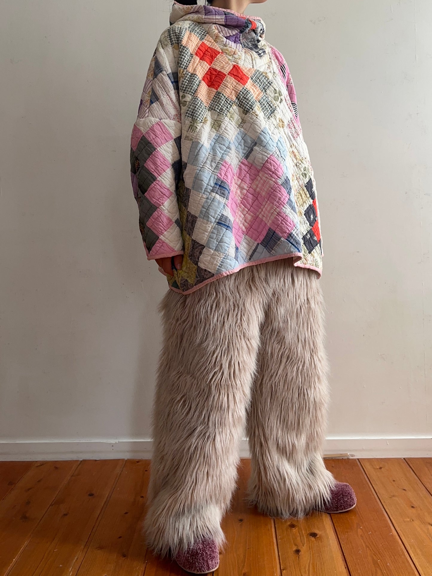old quilt parka