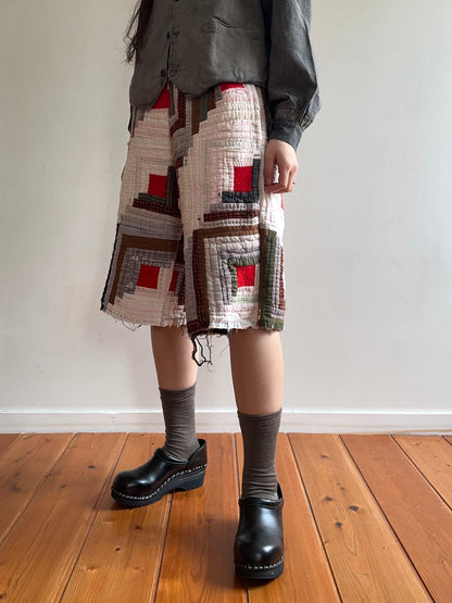 old quilt half pants