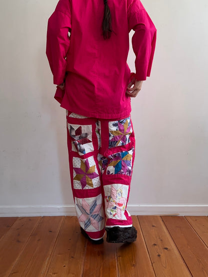 old quilt pants