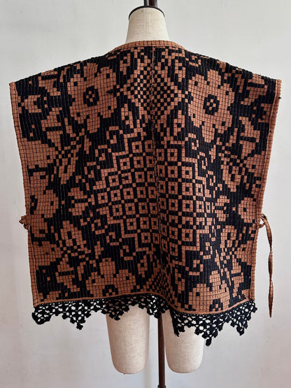 old coverlet wide vest