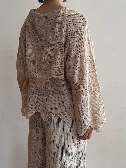 old crochet lace sailor shirts