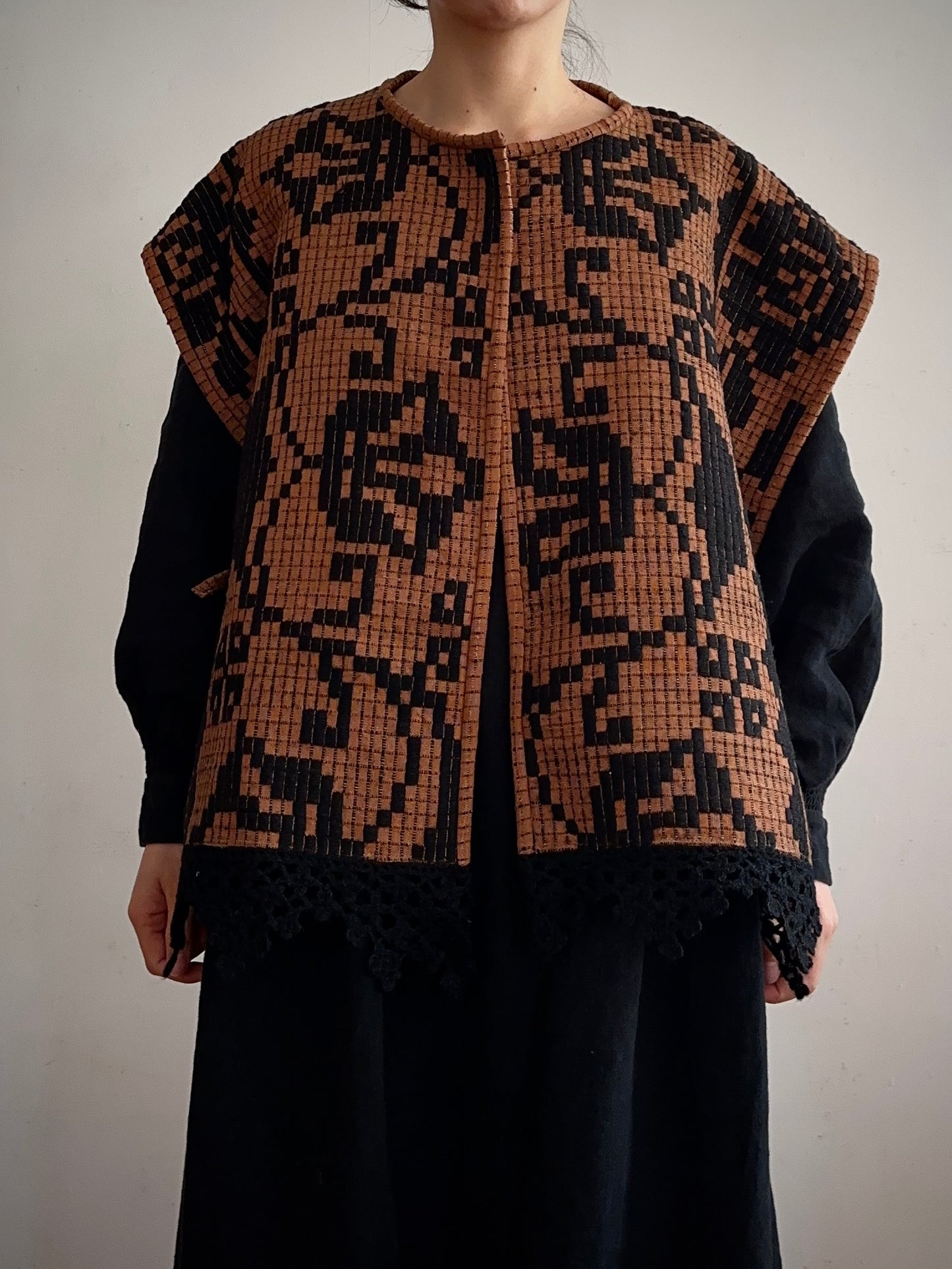 old coverlet wide vest