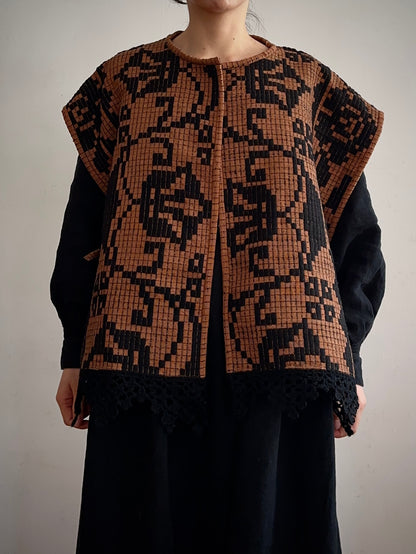 old coverlet wide vest