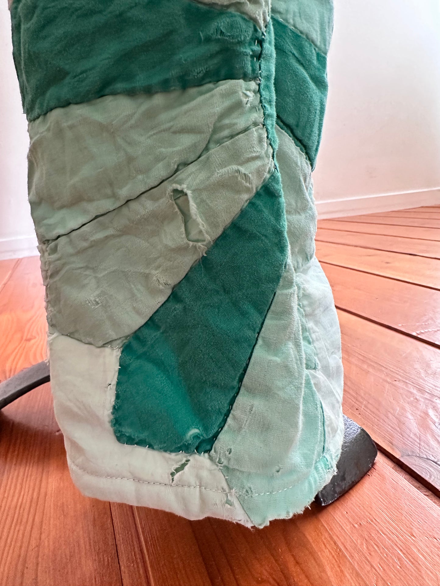 old quilt slim pants “boro”