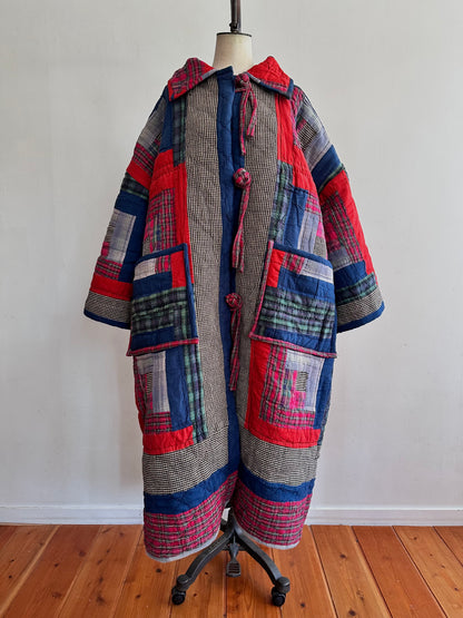 old quilt coat