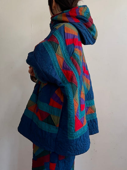 old quilt parka