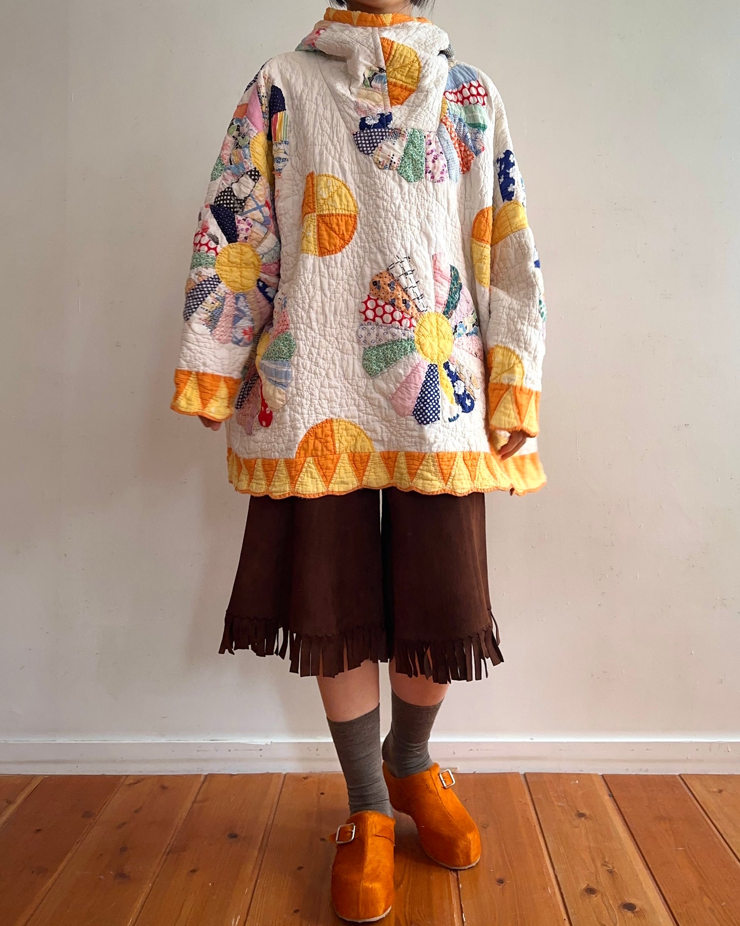 old quilt parka