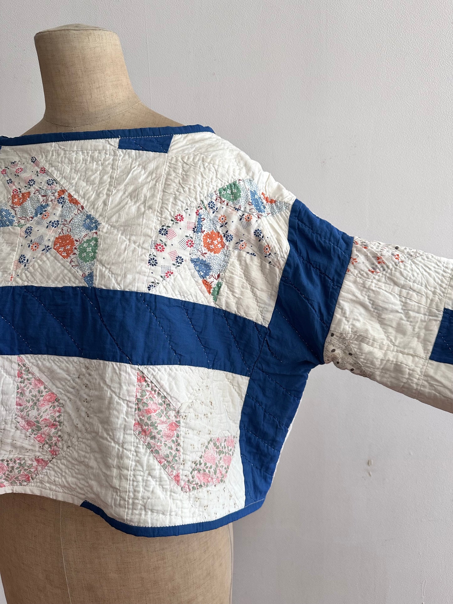 old quilt lantern tops