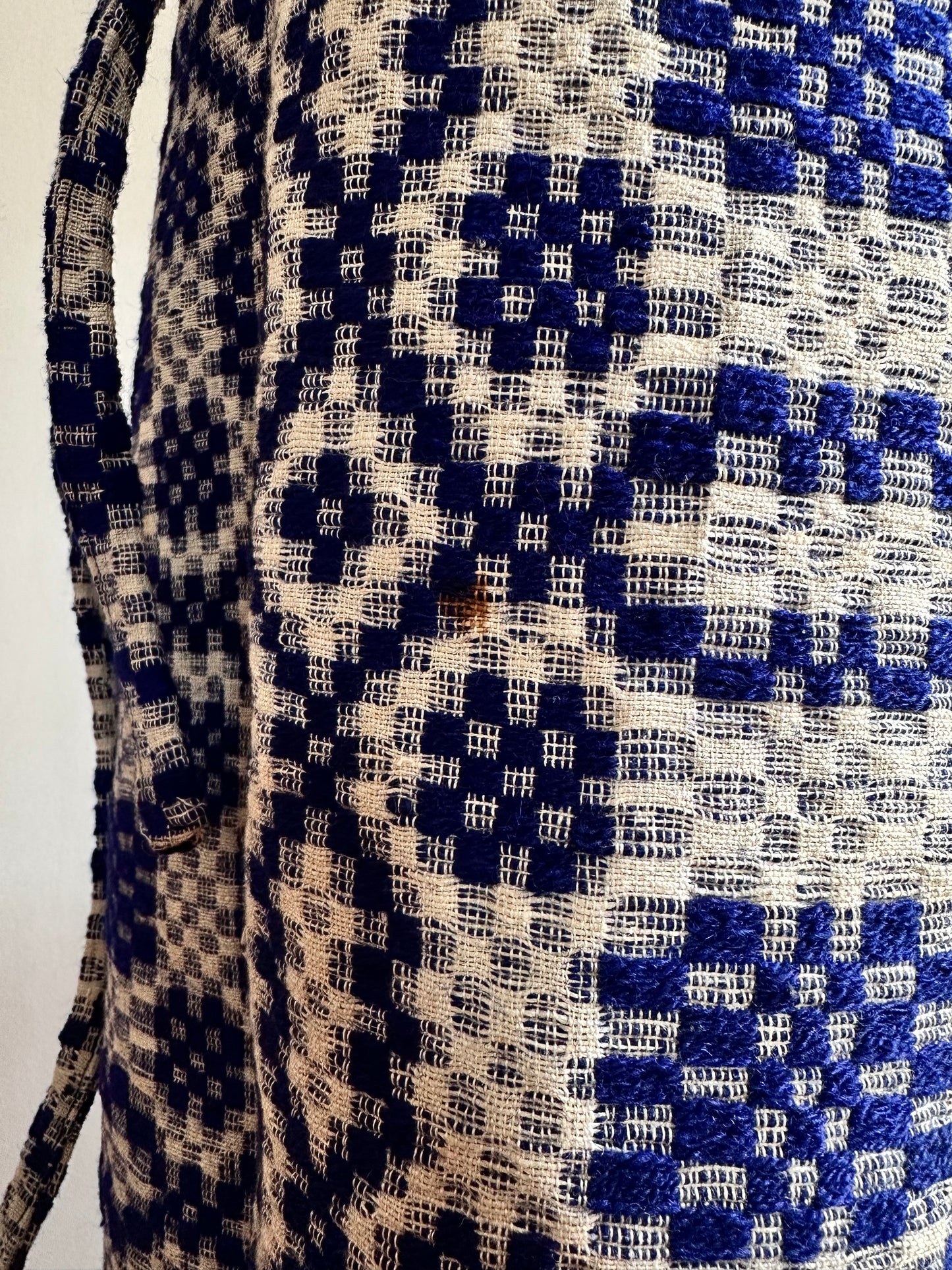 old coverlet wide tuck pants / navy× white