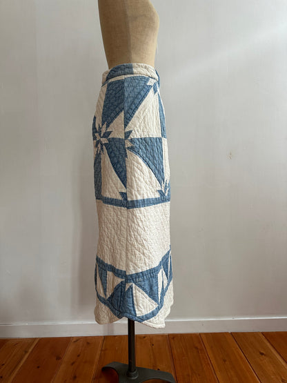 old quilt wrap skirt