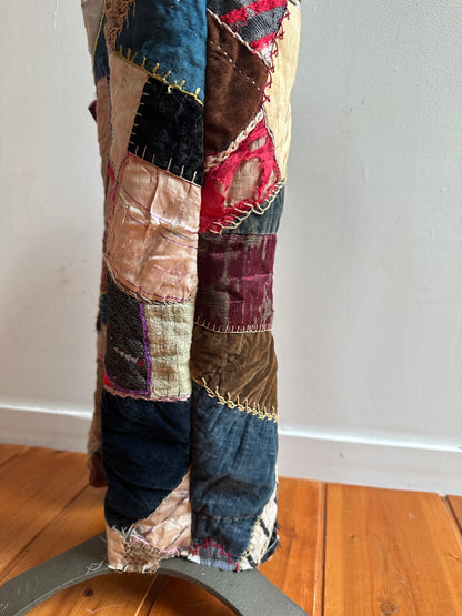 old quilt crazy slim pants
