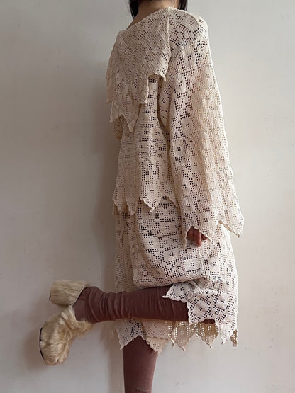 old crochet lace sailor shirts
