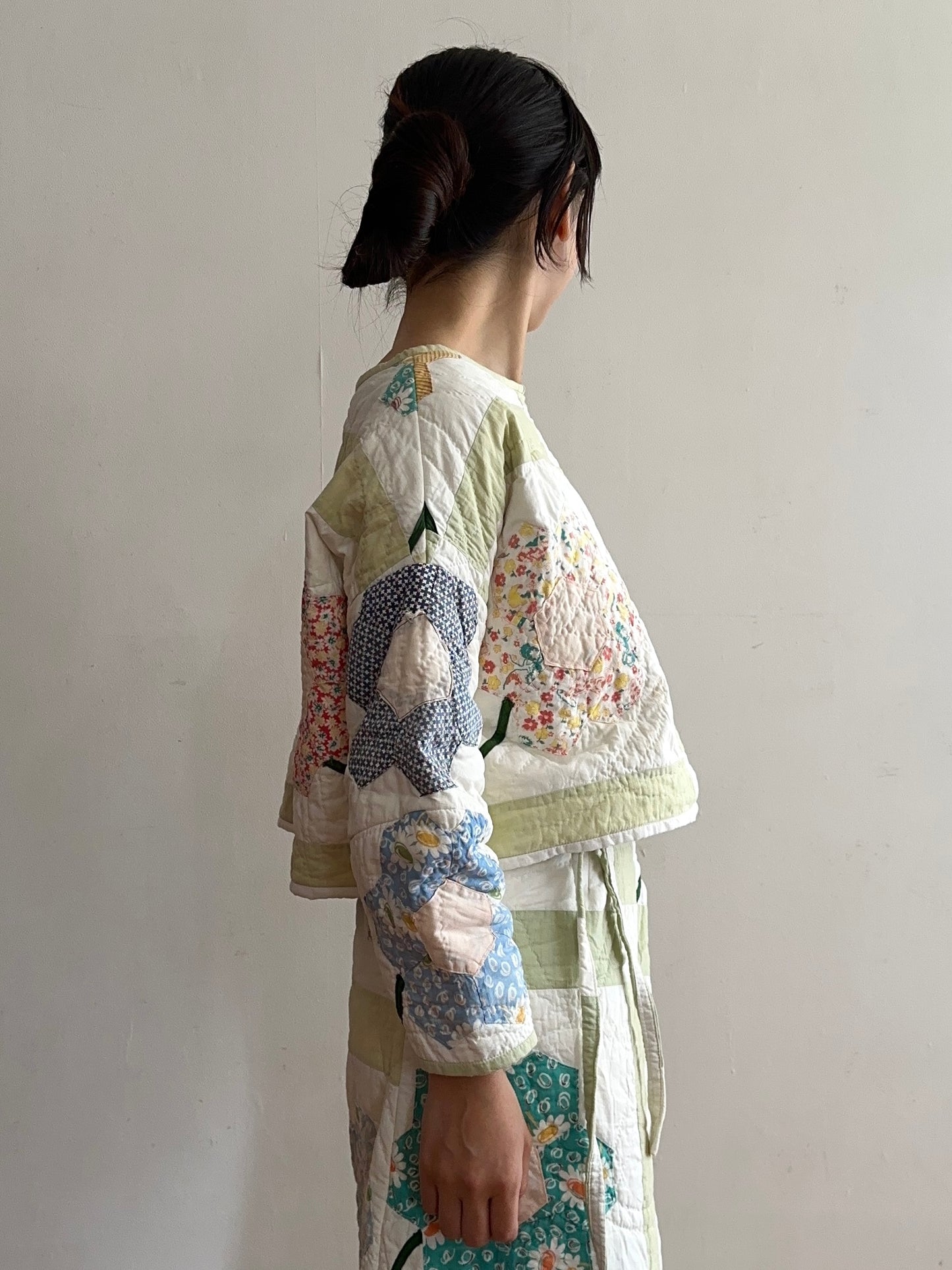 old quilt lantern tops