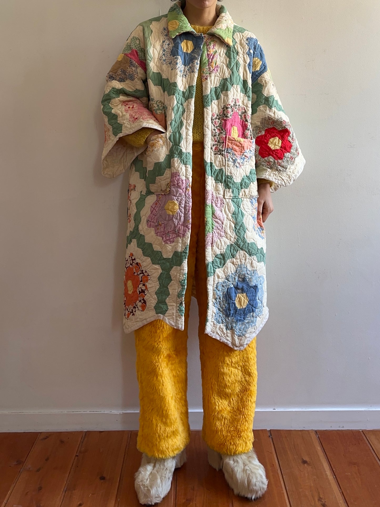 old quilt coat