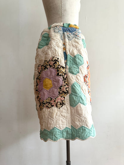 old quilt short pants