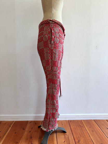 old coverlet slim flare pants / red