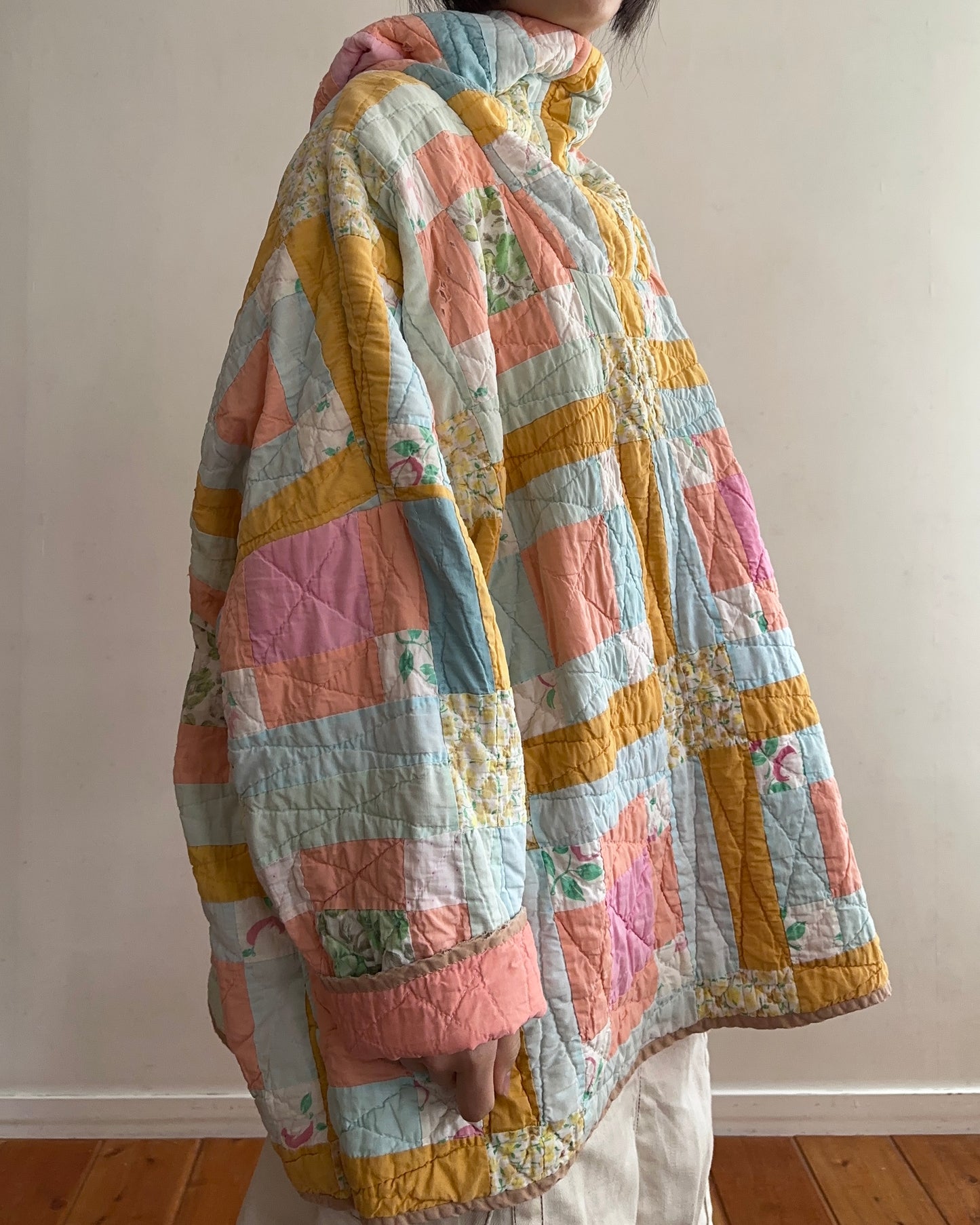 old quilt parka