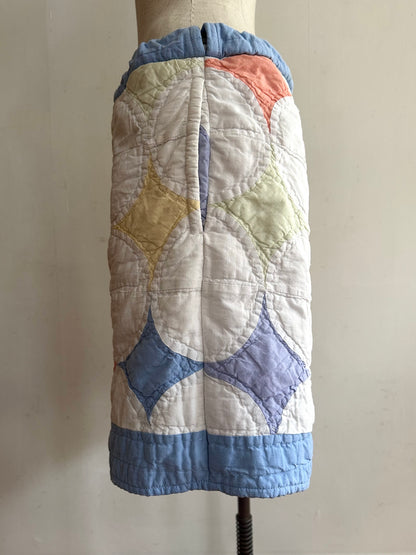old quilt short pants