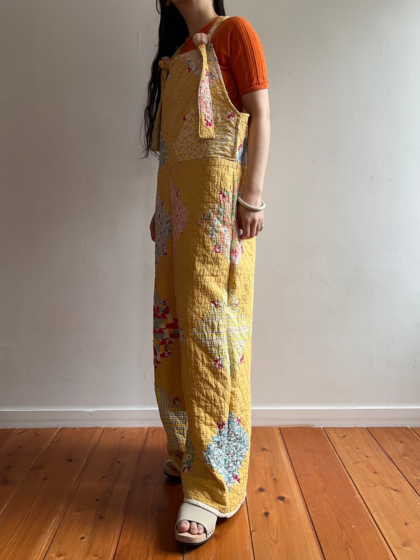 semi-antique quilt huge overall