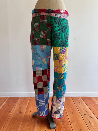 old quilt slim pants