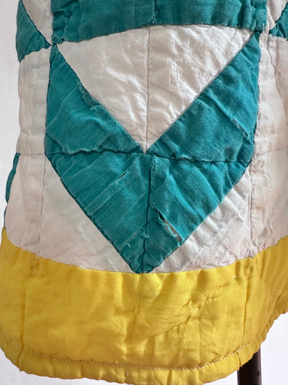 old quilt short pants