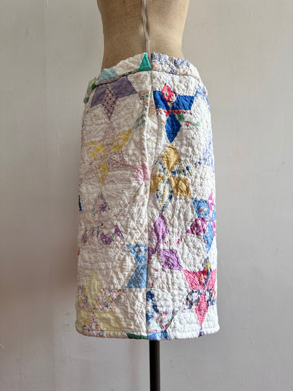 old quilt short pants