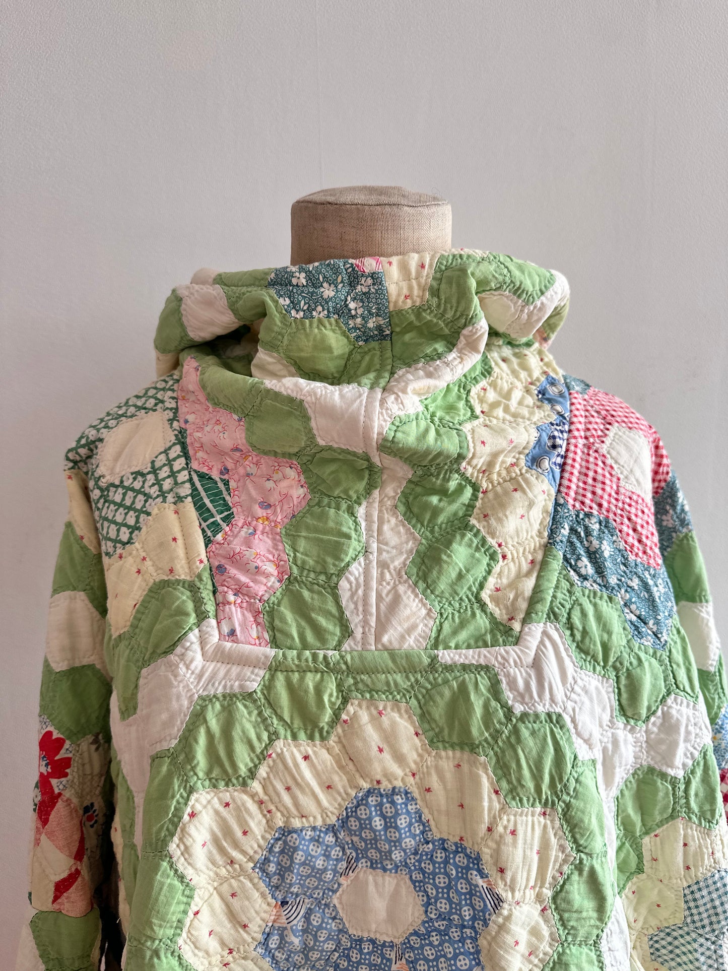 old quilt parka