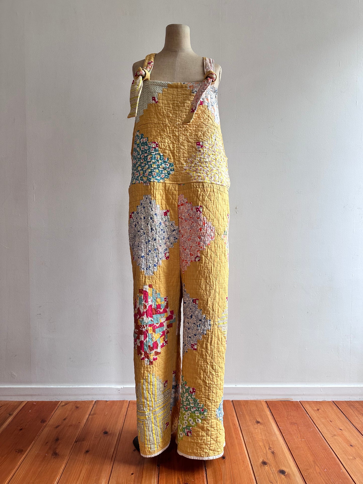 semi-antique quilt huge overall