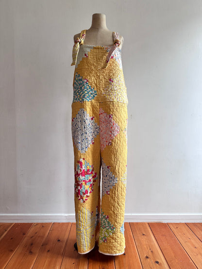 semi-antique quilt huge overall