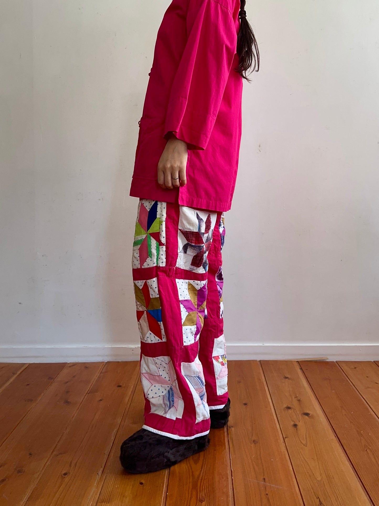 old quilt pants