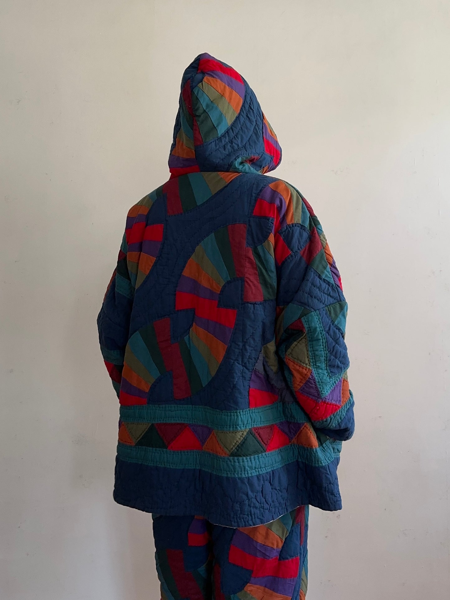 old quilt parka